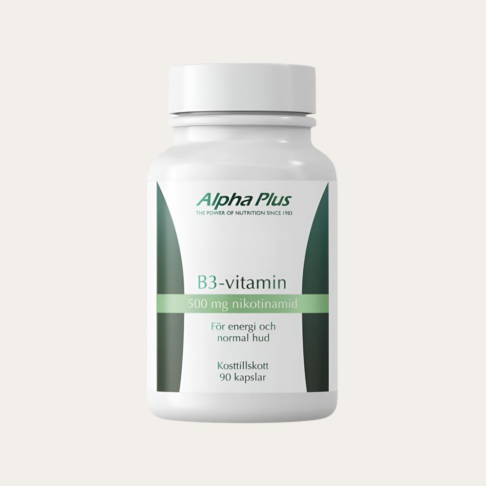 Alpha Plus B3-vitamin 90 kapslar