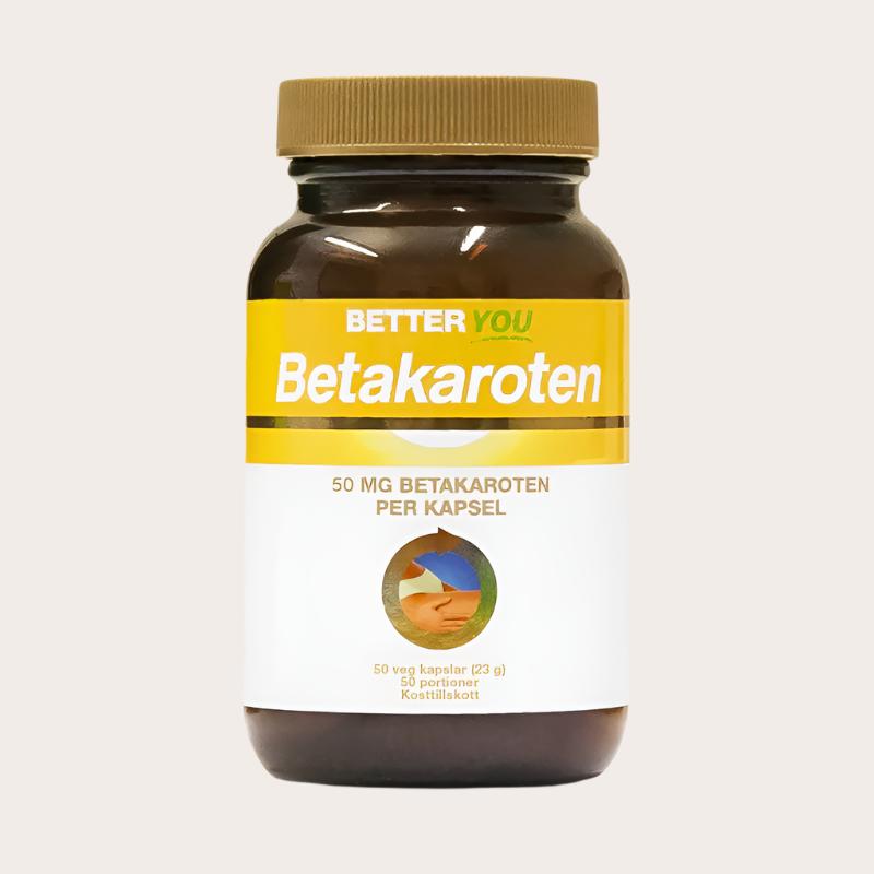Better You  Betakaroten 50mg 50 kapslar