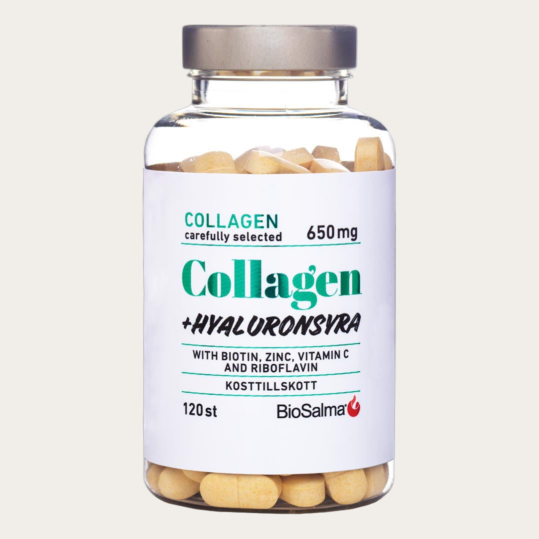 BioSalma Collagen + Hyaluronsyra 120 tabs