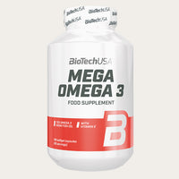 BioTechUSA Mega Omega 3 180 Kapslar