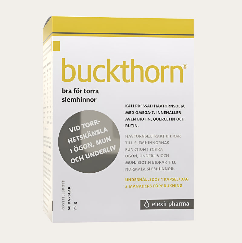 Buckthorn 1000mg 60 kapslar