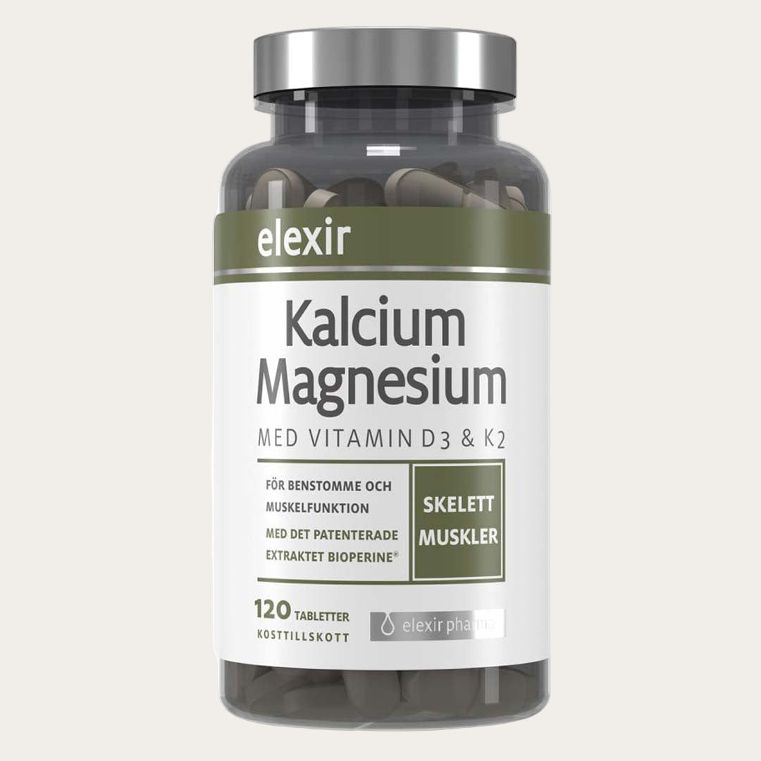 Elexir Pharma Kalcium & Magnesium 120 tabletter