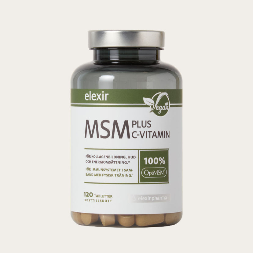 Elexir Pharma MSM + C Vitamin 120 tabletter