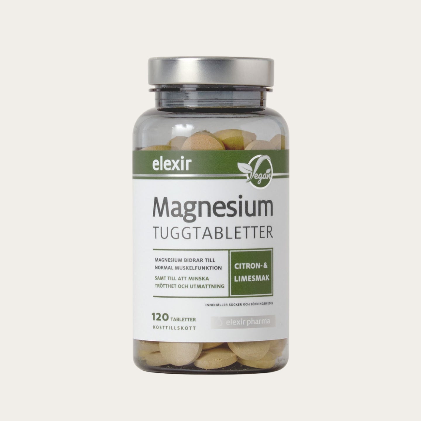 Elexir Pharma Magnesium Tuggtabletter 120 tabs