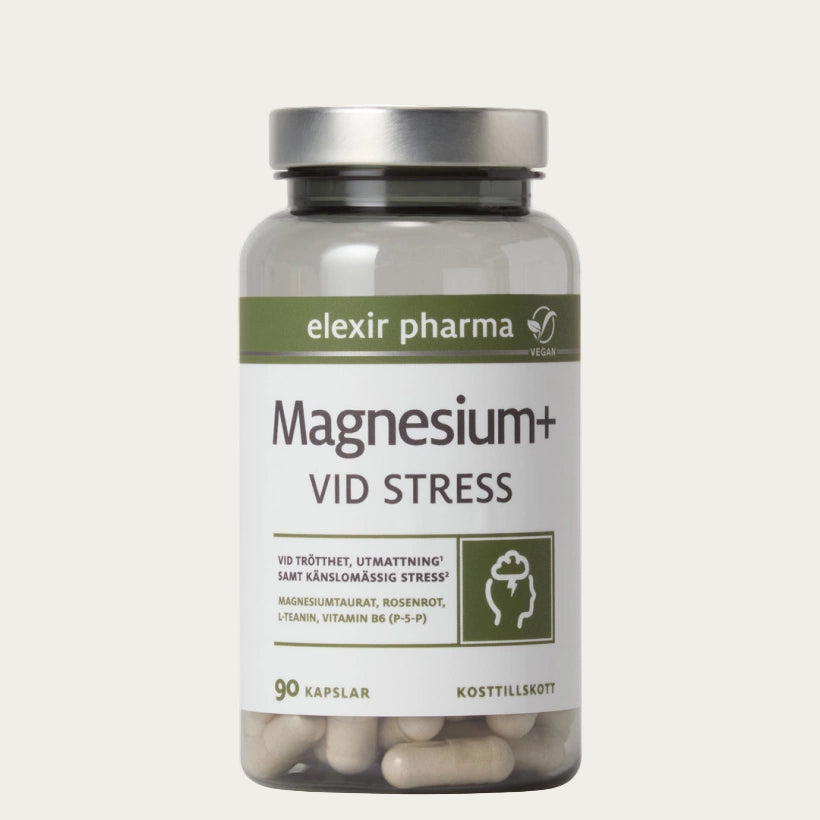 Elexir Pharma Magnesium+ Vid stress 90 Kapslar
