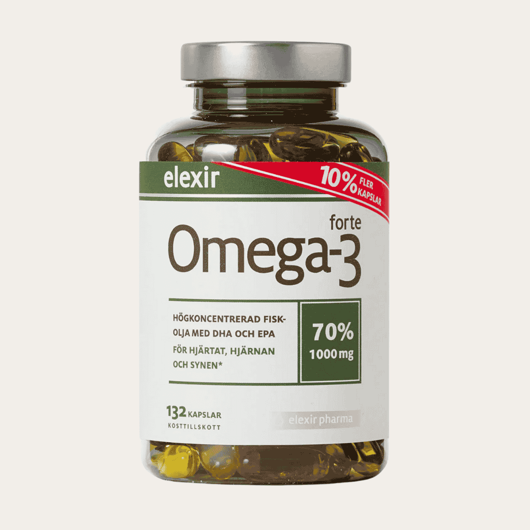 Elexir Pharma Omega-3 Forte 132 Kapslar