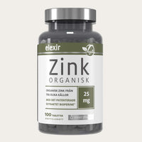 Elexir Pharma Organic Zink 100 tabletter