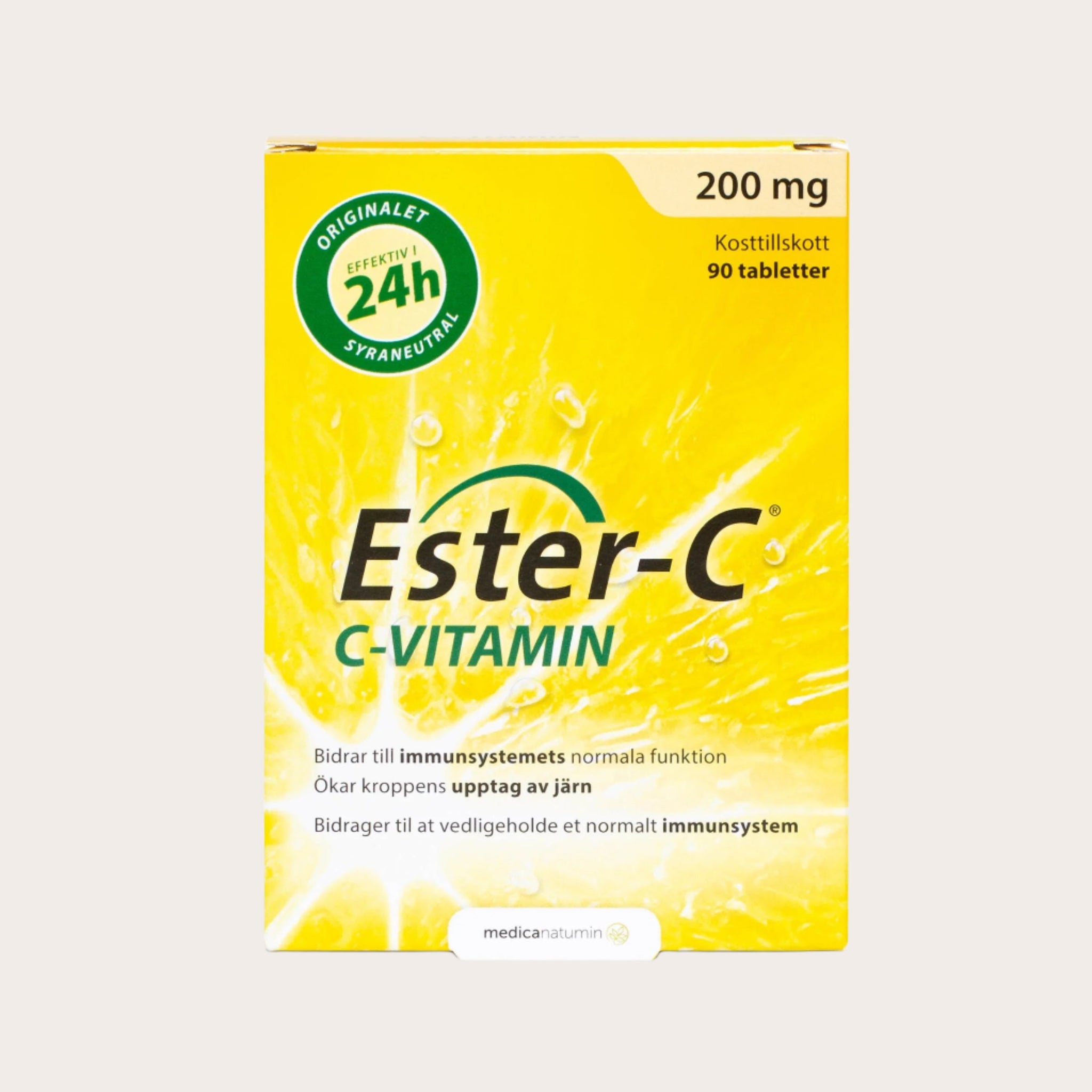 Ester-C 200mg 90 tabletter