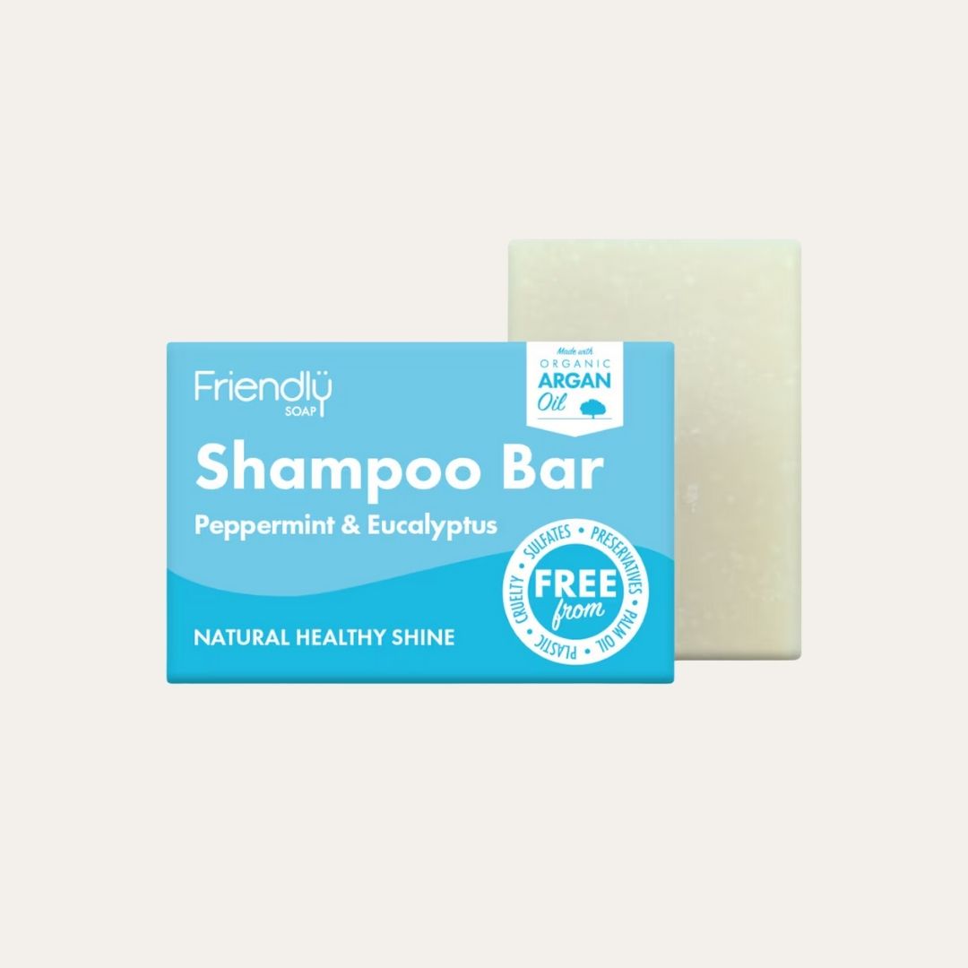 Friendly Soap Schampotvål Peppermint & Eucalyptus 95g