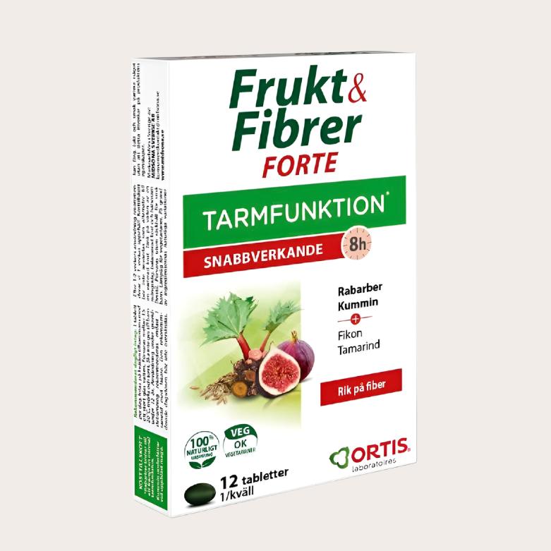 Frukt & Fibrer Forte 12 tabletter
