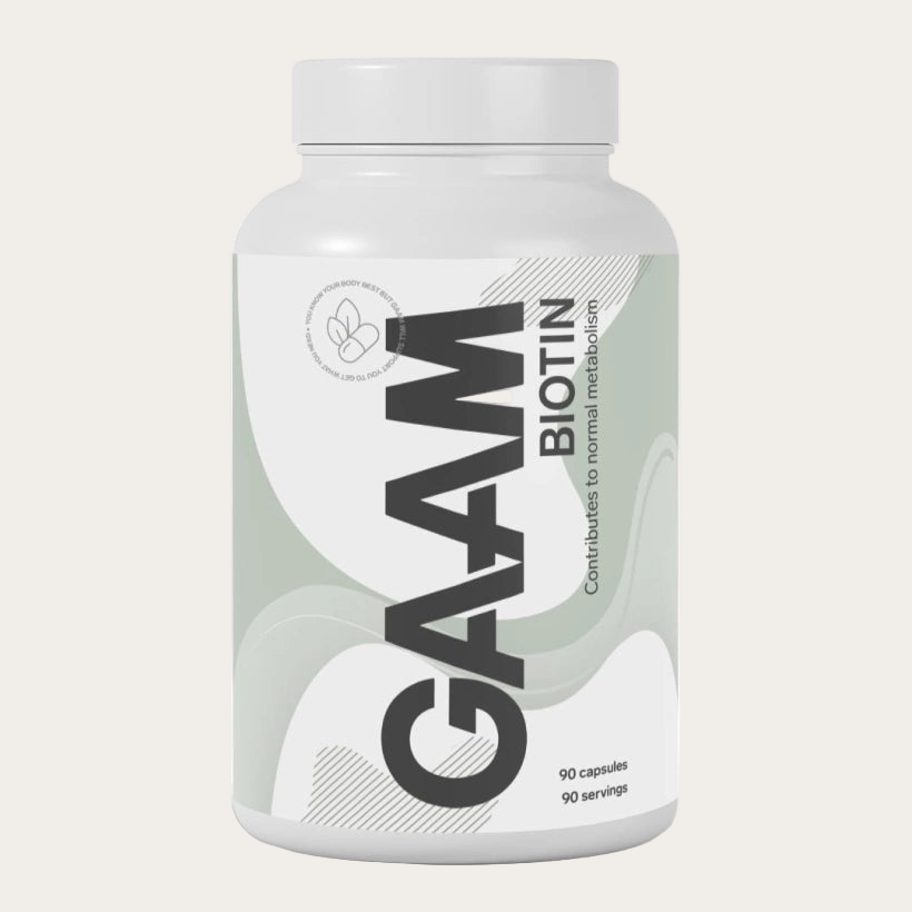 GAAM Biotin 90 Kapslar | Hår, hud & naglar