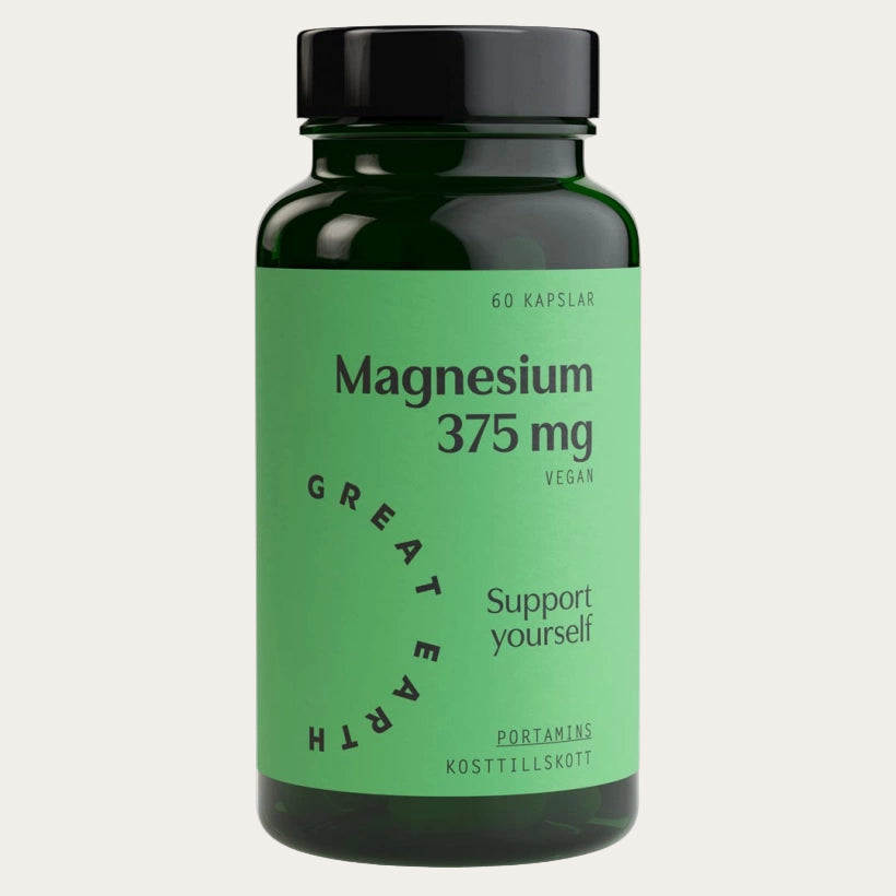 Great Earth Magnesium 375 mg 60 Kapslar