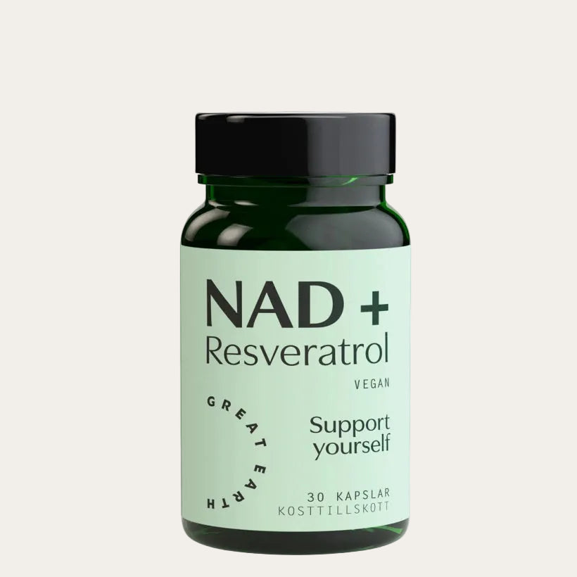 Great Earth NAD+ Resveratrol 30 Kapslar