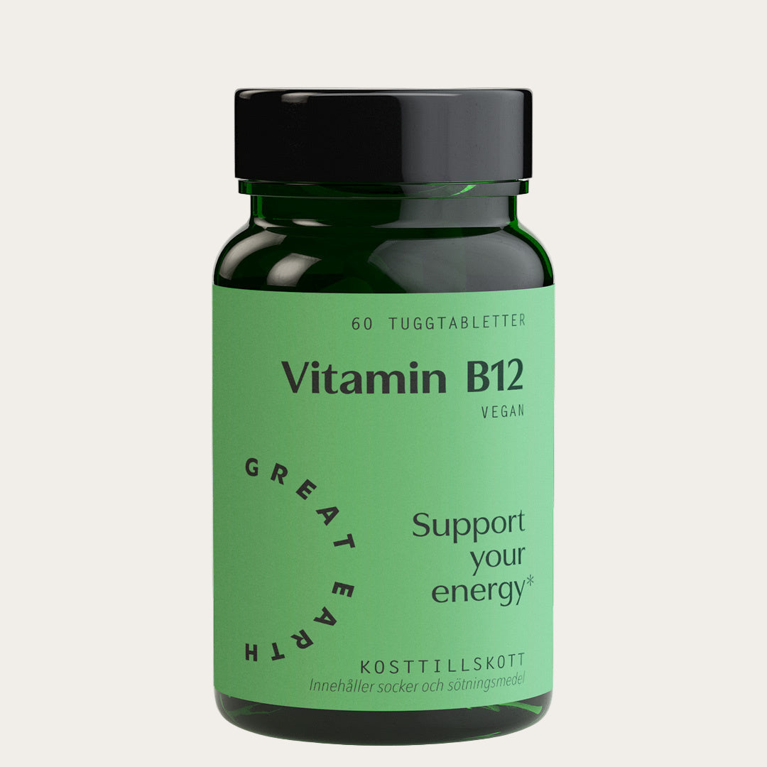 Great Earth Vitamin B12 60 Sugtabletter Körsbär