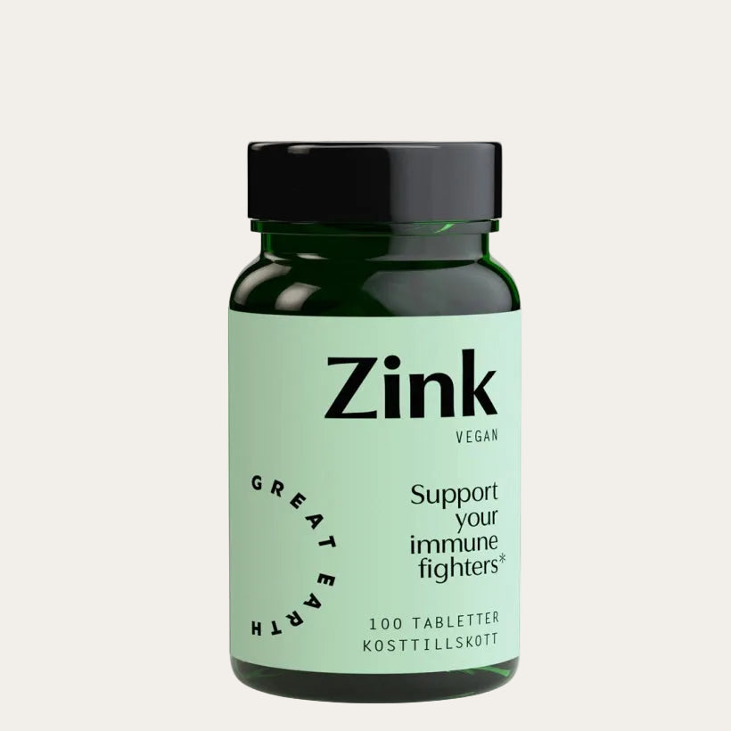 Great Earth Zink 25 mg 100 tabletter