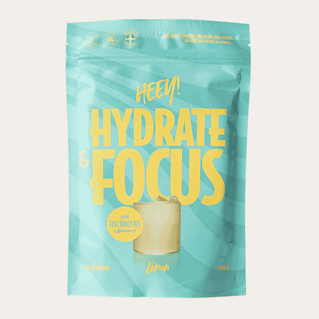Heey! Elektrolyter + Lions Mane 240 g Lemon