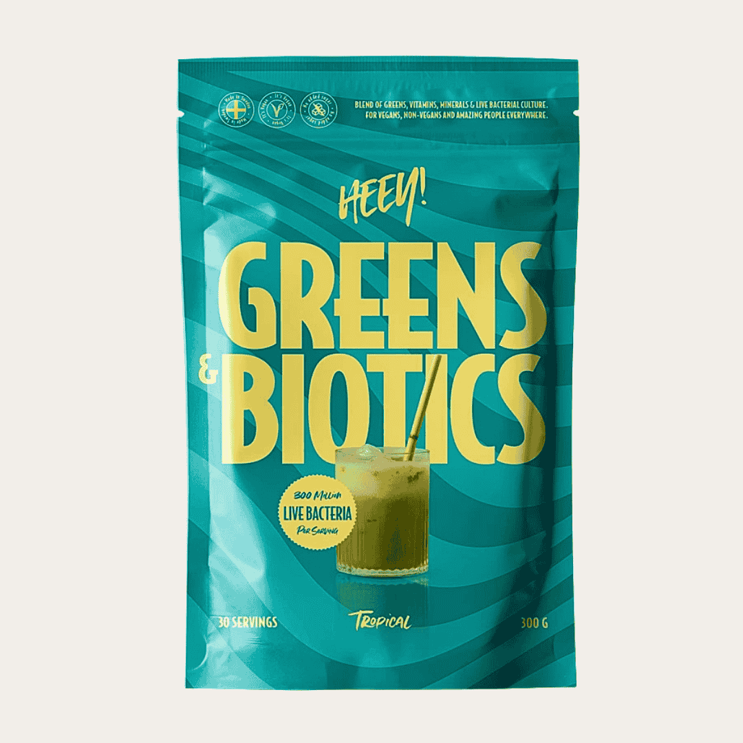 Heey! Greens & Biotics Superfood + Probiotics 300 g Tropical