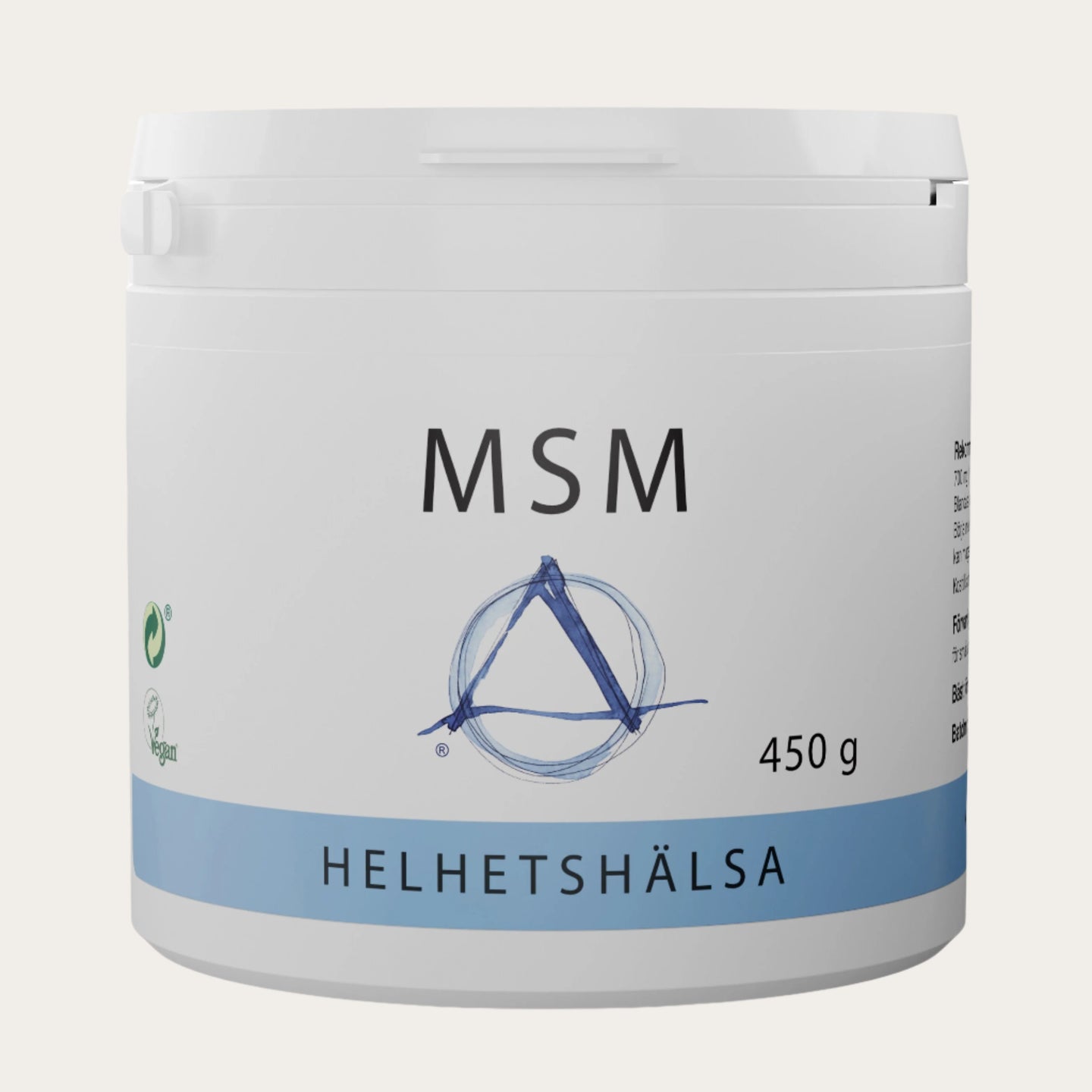 Helhetshälsa MSM pulver 450g