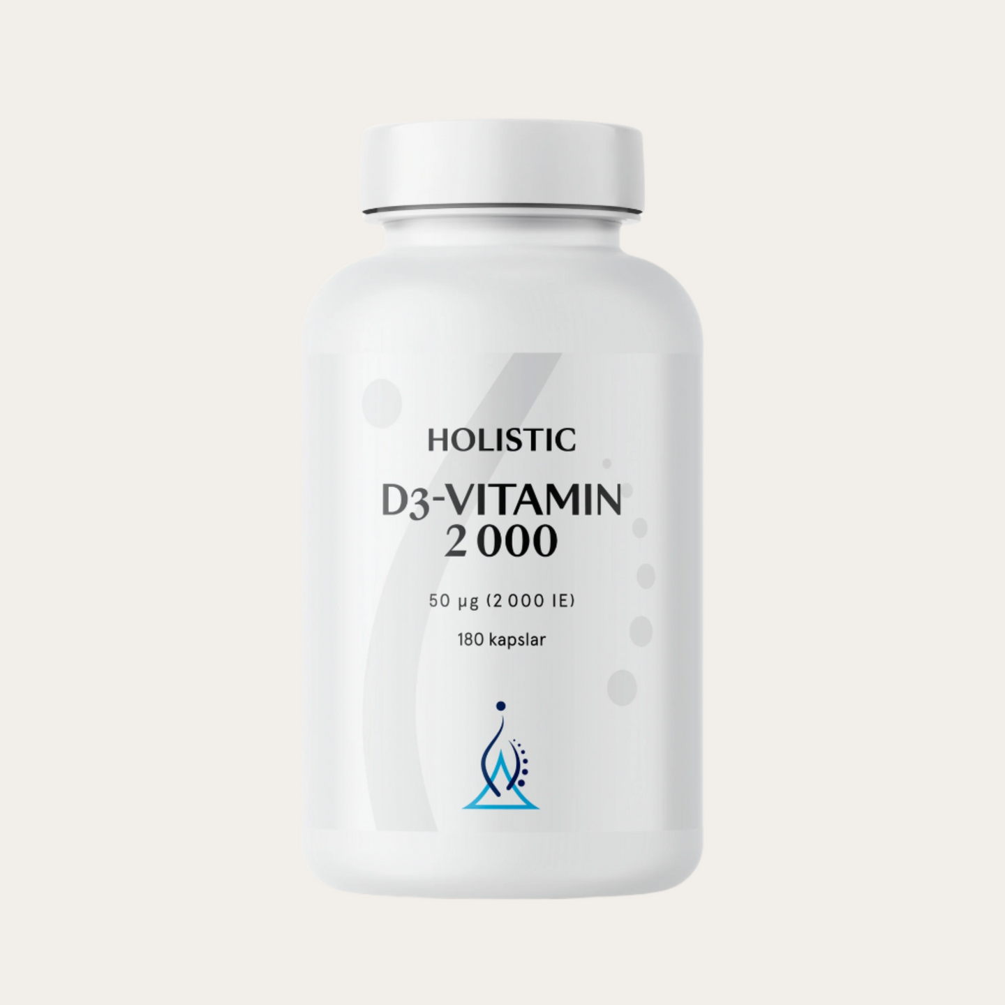 Holistic D3-vitamin 2000, 180 kapslar