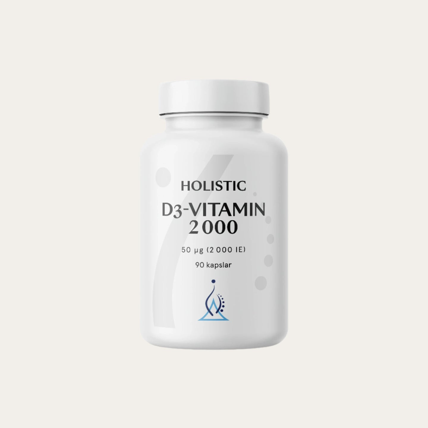 Holistic D3-vitamin 2000, 90 kapslar