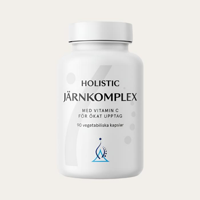 Holistic Järnkomplex 25 mg, 90 kapslar | Energi & ork