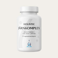 Holistic Järnkomplex 25 mg, 90 kapslar | Energi & ork