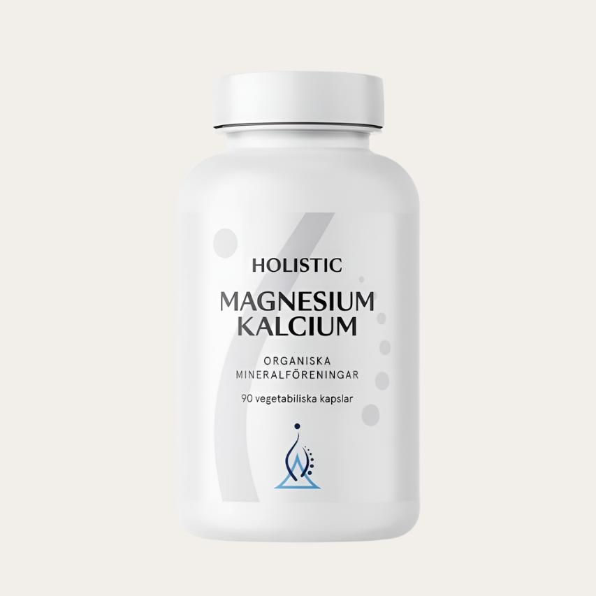 Holistic Magnesium/Kalcium 80/40 mg, 90 kapslar | Energi & ork