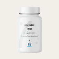 Holistic Q10 Coenzyme 60 mg 60 vegetabiliska kapslar