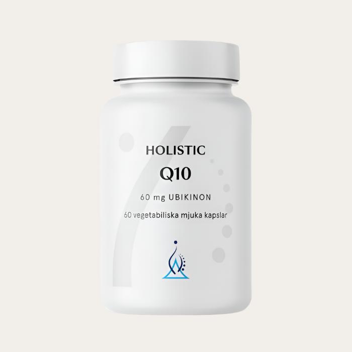Holistic Q10 Coenzyme 60 mg 60 vegetabiliska kapslar