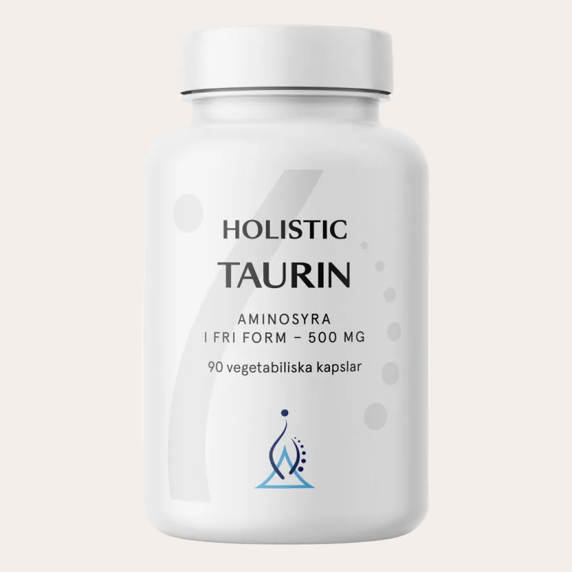 Holistic Taurin 500 mg 90 Kapslar