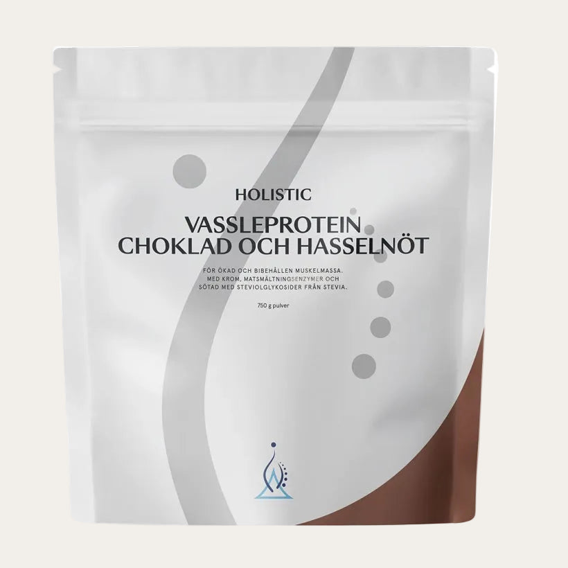 Holistic Vassleprotein 750 g Choklad & Hasselnöt