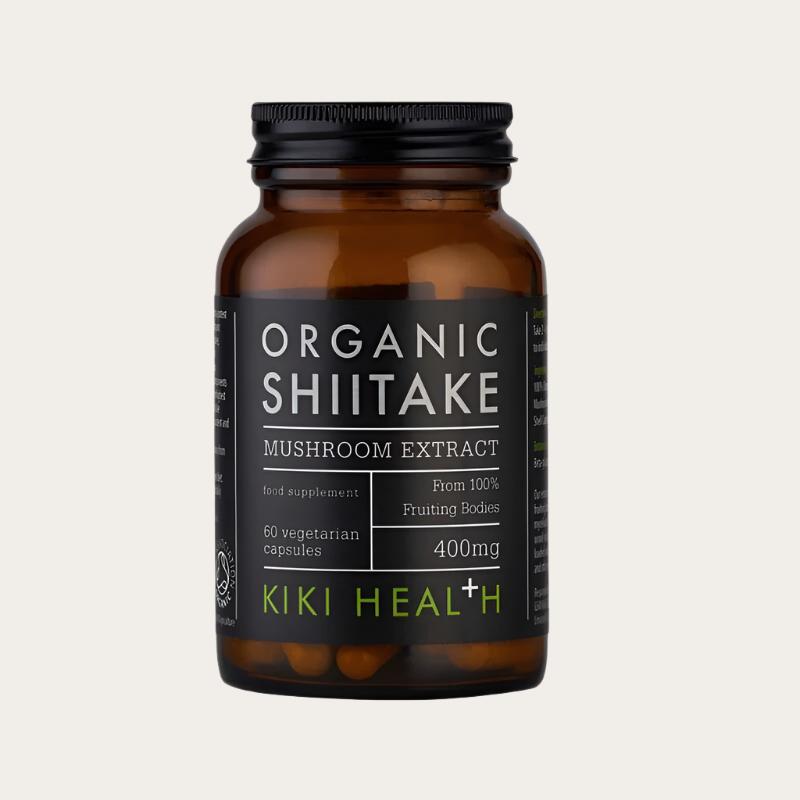 KIKI Health Organic Shiitake Extract Mushroom 60 kapslar