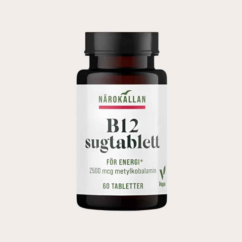 Köp Närokällan  B12 Sugtablett 60 tabletter