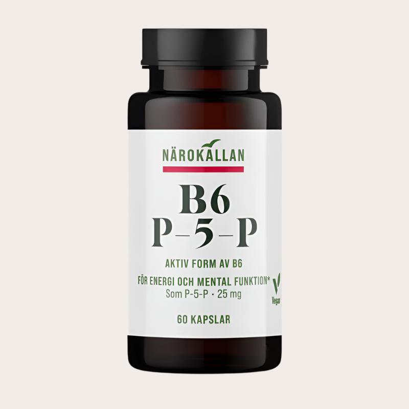 Köp Närokällan B6 P5P 25 mg 60 kapslar
