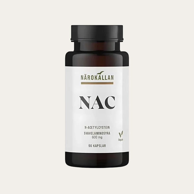 Köp Närokällan NAC N-Acetylcystein 600 mg 90 kapslar