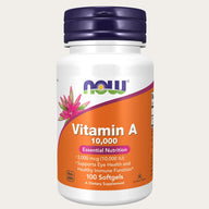 NOW A-vitamin 10.000IU 100 Kapslar