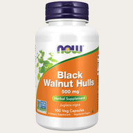 NOW Black Walnut Hulls 500 mg 100 Kapslar
