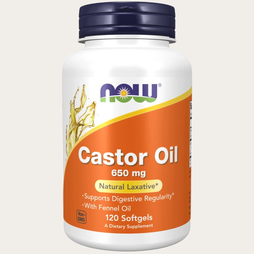 NOW Castor Oil 120 Kapslar