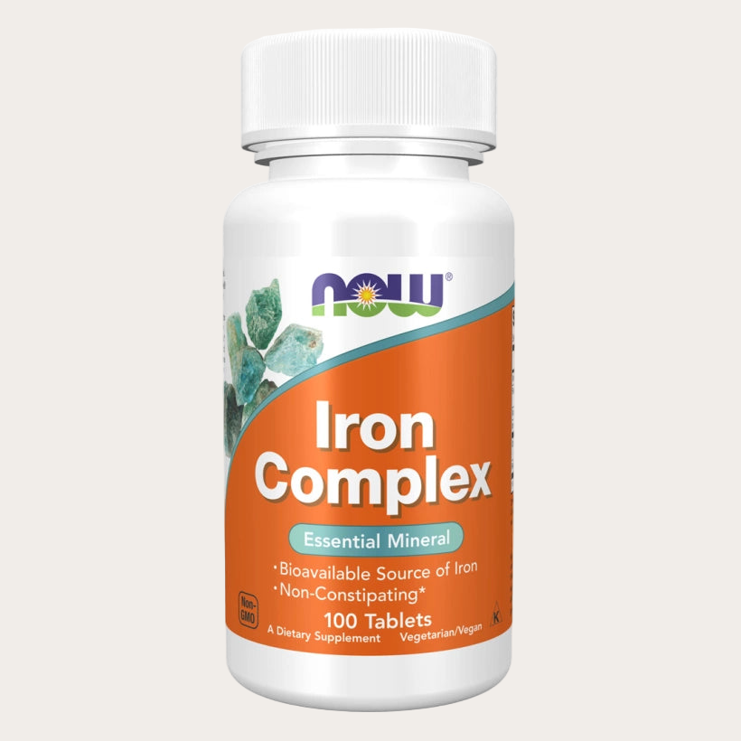 NOW Iron Complex 100 tabletter