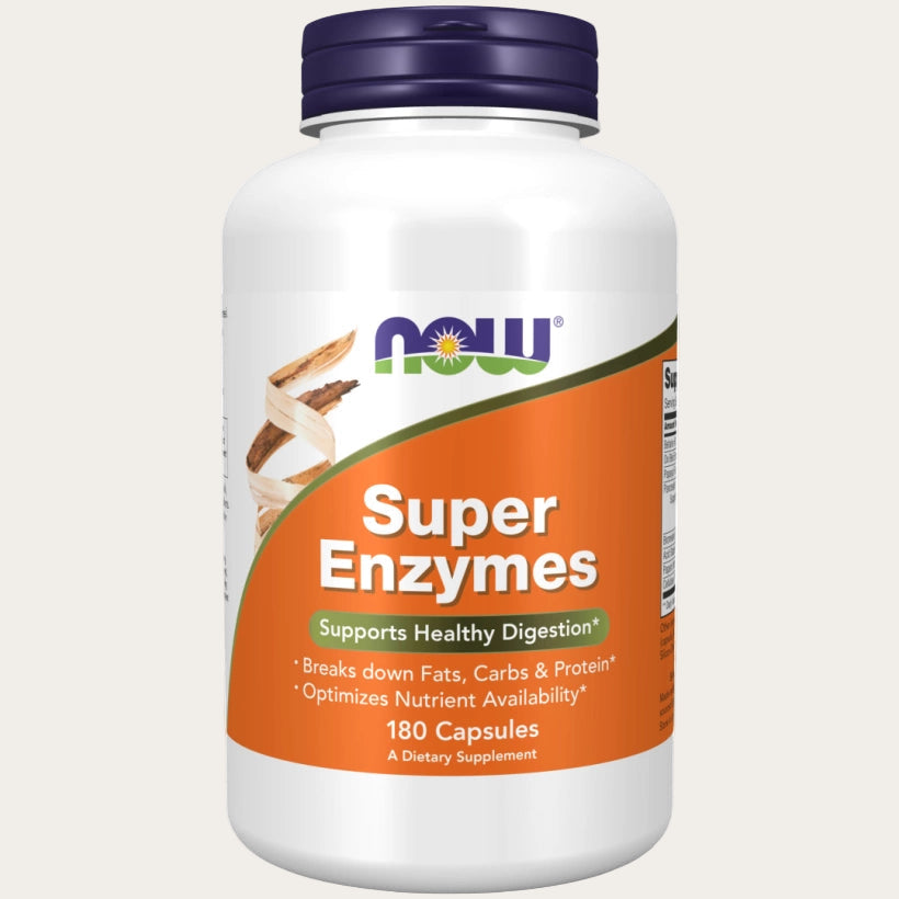 NOW Super Enzymes 180 Kapslar