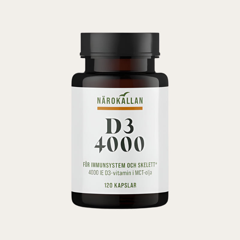 Närokällan D3 4000 IE 120 kapslar