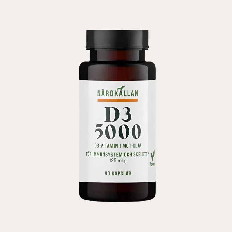 Närokällan D3 5000 Vegan 90 kapslar