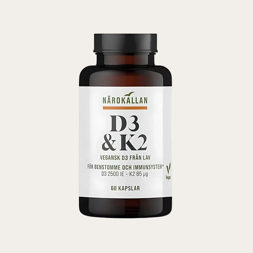 Närokällan D3 & K2 60 kapslar