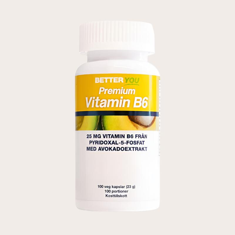 Premium Vitamin B6 100 kapslar