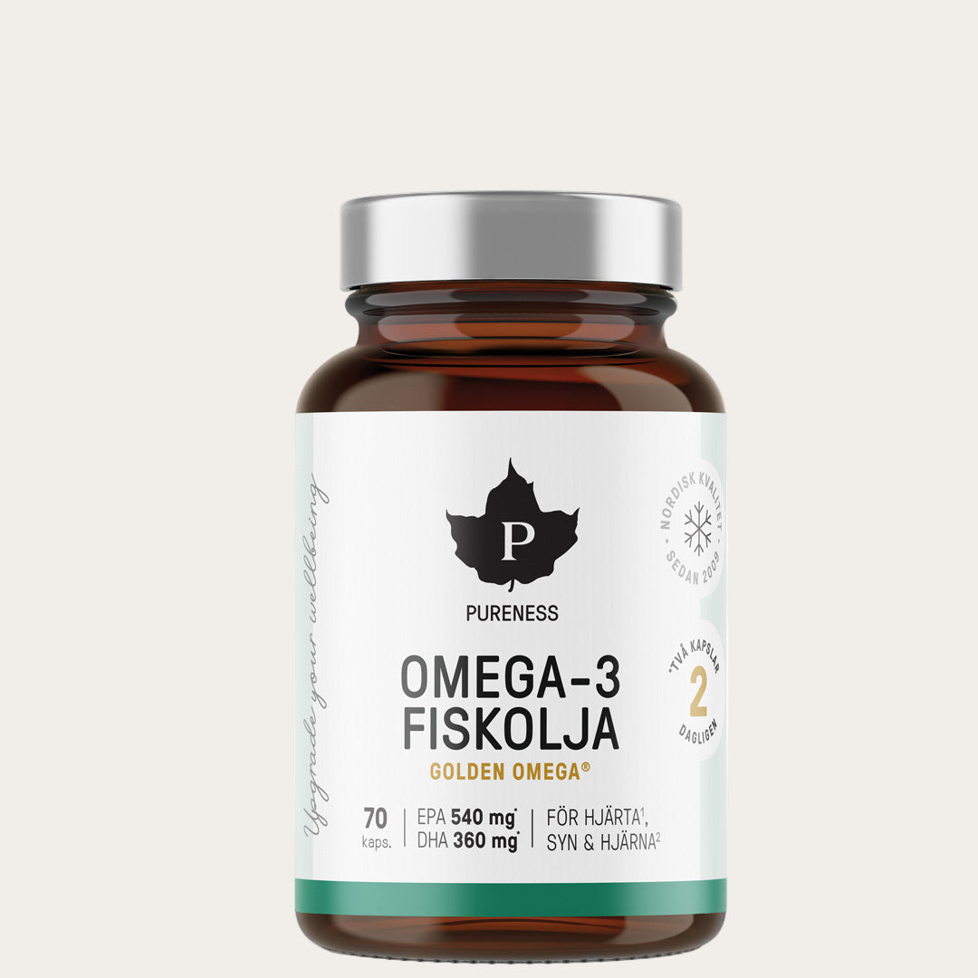 Pureness Omega-3 Fiskolja 70 Kapslar