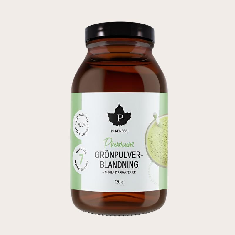 Pureness Premium Grönpulverblandning+Mjölksyrabakterier 120

