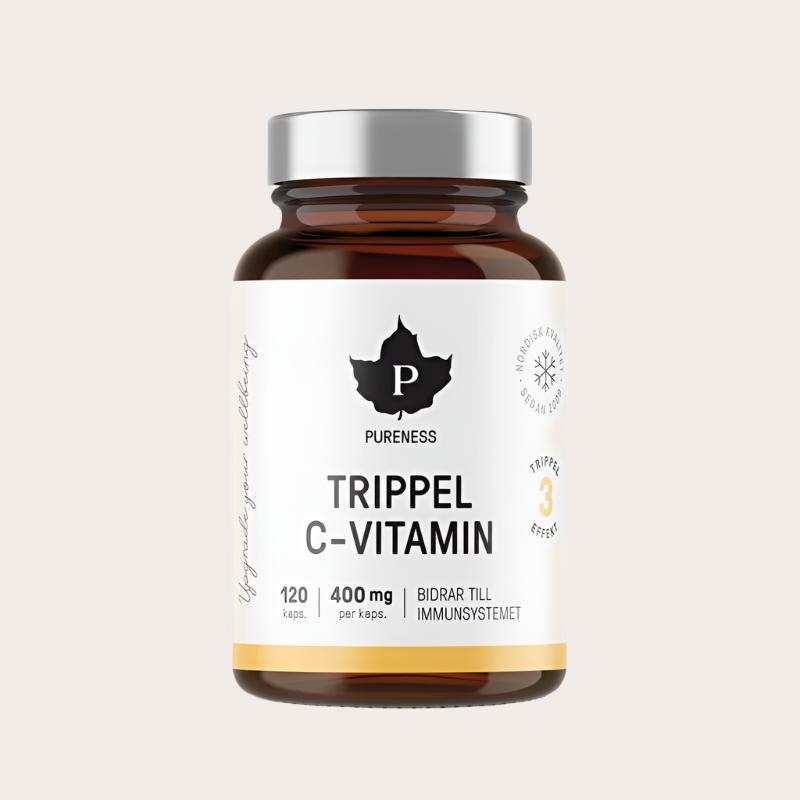 Pureness Trippel C-vitamin 120 kapslar
