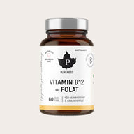 Pureness Vitamin B12 + Folat Hallon 60 kapslar
