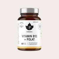 Pureness Vitamin B12 + Folat Hallon 60 kapslar
