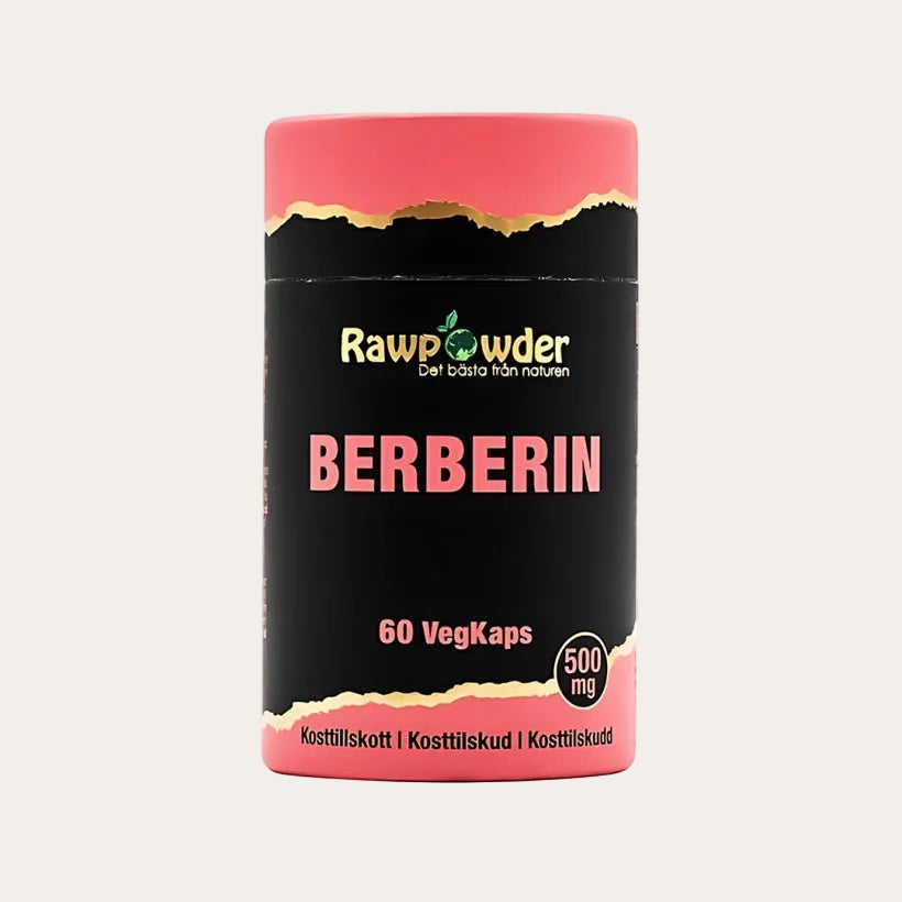 Rawpowder Berberin 500 mg 60 kapslar